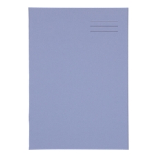 A4+ Exercise Book 48 Page, 10mm Squared, Blue - Pack of 50